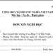 Hướng dẫn sinh viên xin nghỉ học