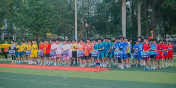 Sinh viên trường cao đẳng Y tế Bắc Ninh sôi nổi tham gia Giải bóng đá sinh viên tỉnh Bắc Ninh lần thứ VI