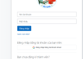 Hướng dẫn đăng nhập tài khoản hệ thống Elearning
