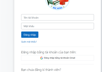 Hướng dẫn đăng nhập tài khoản hệ thống Elearning