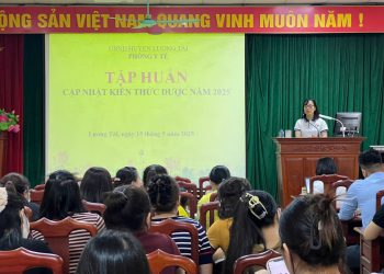 Trường Cao đẳng Y tế Bắc Ninh phối hợp với Phòng Y tế Huyện Lương Tài tổ chức lớp đào tạo “Cập nhật kiến thức chuyên môn về Dược”