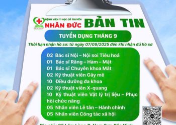 Bệnh viên y học cổ truyền Nhân Đức tuyển dụng
