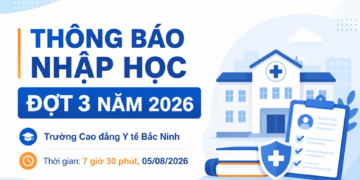 Thông báo nhập học đợt 3 năm 2026