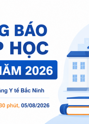 Thông báo nhập học đợt 3 năm 2026