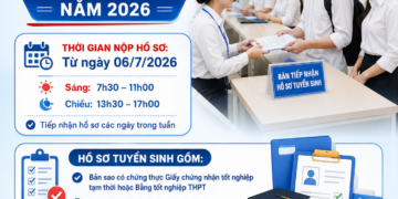 THÔNG BÁO VỀ VIỆC NỘP HỒ SƠ TUYỂN SINH NĂM 2026